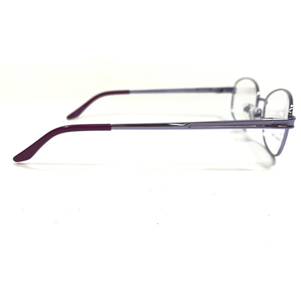 Jubilee Eyeglasses Frames Shiny Purple Oval Full Wire Rim 53-17-135